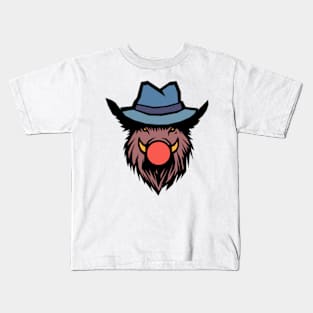 A Wild Boar's Stylish Accessory Kids T-Shirt